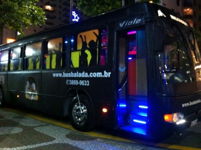 ônibus balada SP